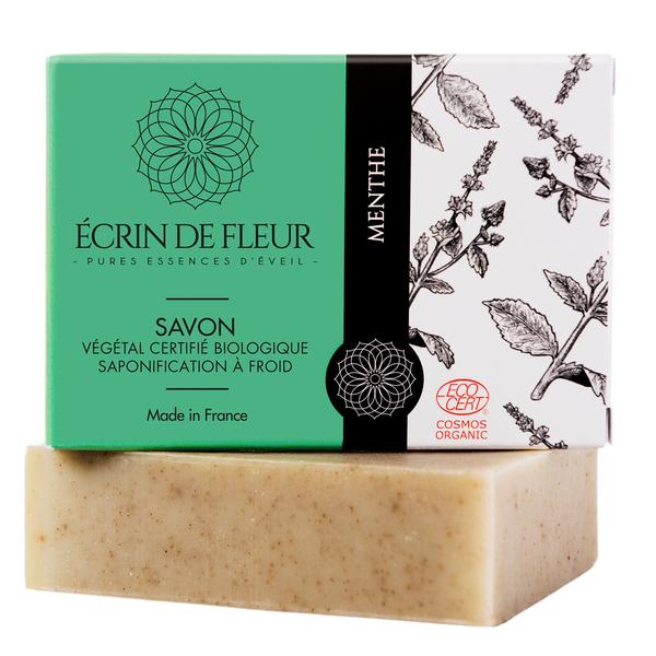 Savon Bio Menthe - Saponifié à froid 100g