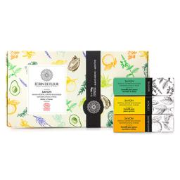 Coffret de 3 Savons Mandarine Menthe Citron 3x100g