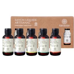 Coffret de 5 Savons Biologiques Liquides 5x100ml