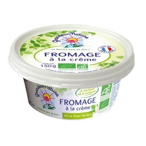 Fromage a tartiner ail et herbes 150g