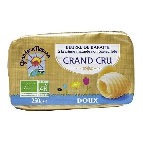 Beurre doux au lait cru 250g