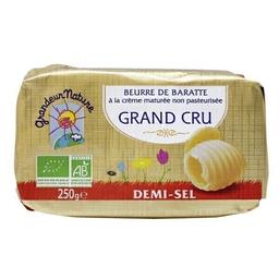 Beurre de baratte demi sel moulé au lait cru 250g