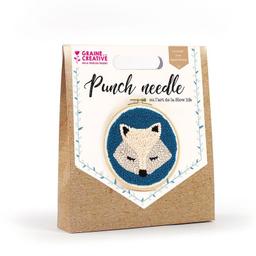 Coffret Punch needle Ø 20 cm - Renard