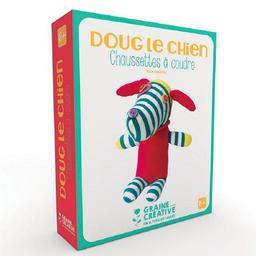 Doudou à faire soi-même - Doug le Chien, chaussette à coudre