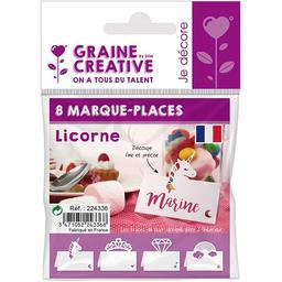 8 marque-places Licorne