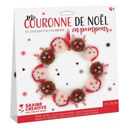 kit couronne noel pompons