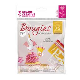 Bougies d'anniversaire princesse à faire soi-même