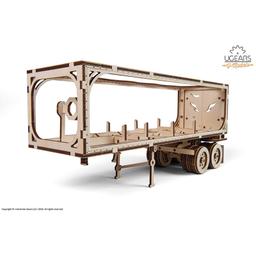 maquette en bois - puzzle 3D - Remorque pour Camion tracteur en