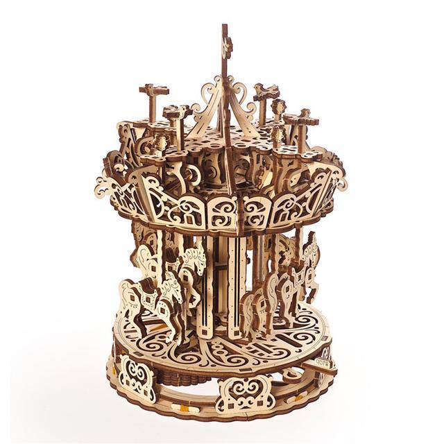 Carrousel, maquette en bois à assembler - Ugears