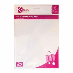 Flex Thermocollant - Blanc mat - 20 x 25 cm