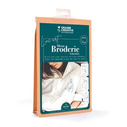 Kit de broderie sur vêtement line art