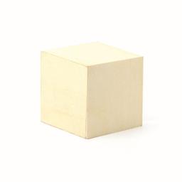 Cube à décorer en bois - 5 x 5 x 5 cm