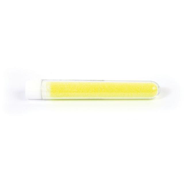 Paillettes en poudre biodégradables 2,7 g - jaune fluo