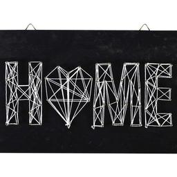 Coffret String Art - Tableau noir Home déco art filaire 30 x 22