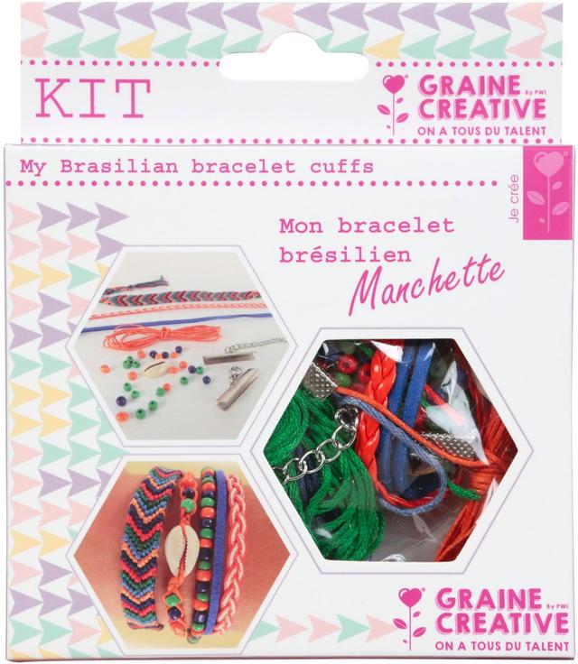 Kit DIY Bijoux - réaliser une manchette brésilienne de 5