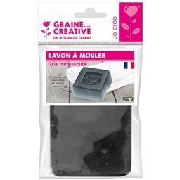 Savon à mouler 100 g - Translucide gris