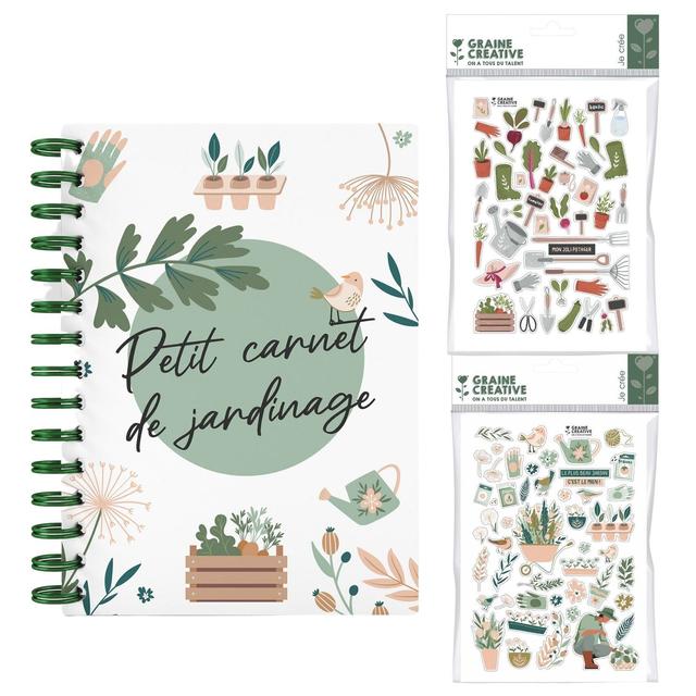 Carnet de jardinage + stickers