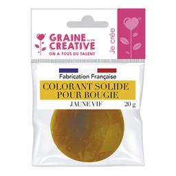 Colorant solide pour bougie 20 g Jaune