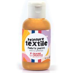 Peinture pour textile 50 ml - doré