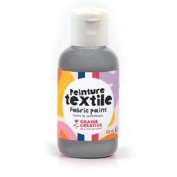 Peinture pour textile 50 ml - argenté