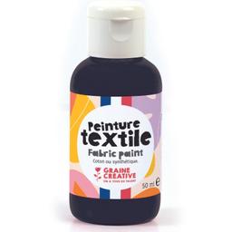 Peinture pour textile 50 ml - noir