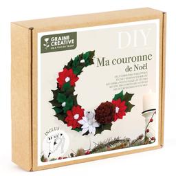 Kit Couronne de Noel en feutrine