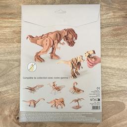 Maquette 3D en bois - tyrannosaure