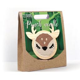 Coffret punch needle - Petite biche ø 15 cm