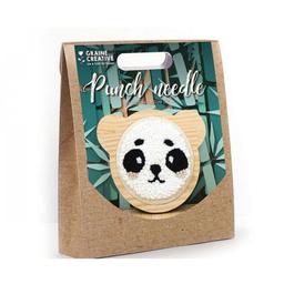 Coffret punch needle - Petit panda ø 15 cm