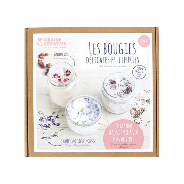 Kit DIY Bougies Fleuries