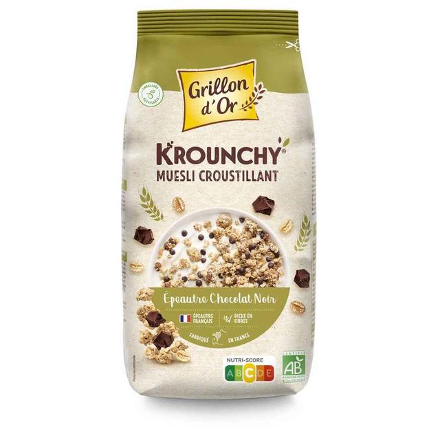 Krounchy Épeautre Chocolat noir 500g