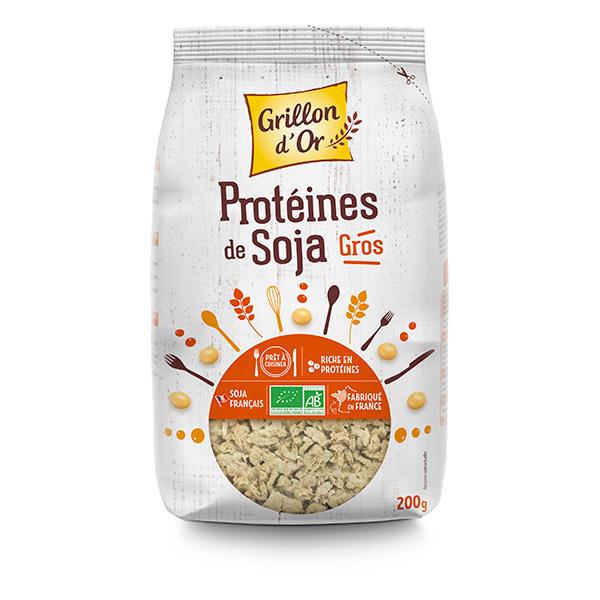 Protéines de soja Gros morceaux 200g