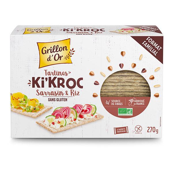 Tartines Ki'Kroc Sarrasin et Riz 270g