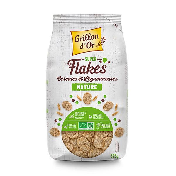 Flakes céréales et légumineuses nature 325g