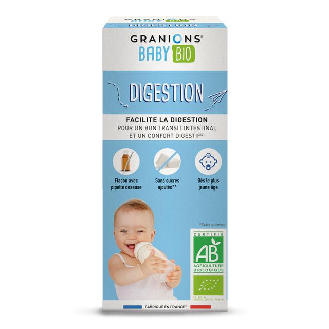 Baby Bio Digestion - Sirop Aux Plantes Goût Neutre - 125 ml