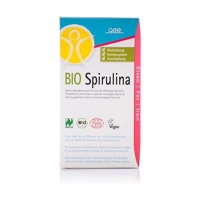 Bio-Spirulina 500 mg certifiée Naturland 550 comprimés de 500mg