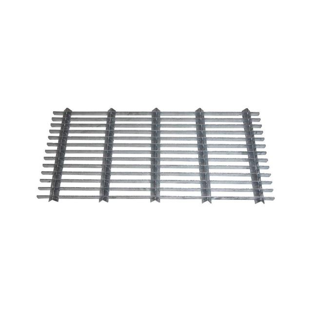 Grille gratte-pieds en acier galvanisé 40 x 80 cm