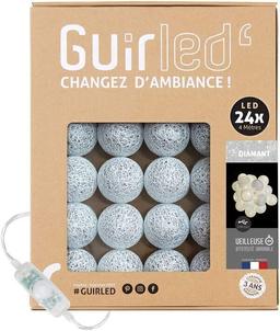 Guirlande boule lumineuse LED USB 24 boules 4m - Diamant