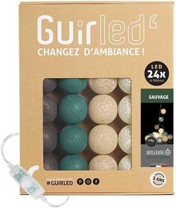 Guirlande boule lumineuse LED USB 24 boules 4m - Sauvage