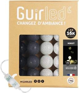 Guirlande boule lumineuse LED USB 16 boules 3,2m - Minuit