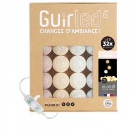 Guirlande boule lumineuse LED USB 32 boules 4,8m - Coton