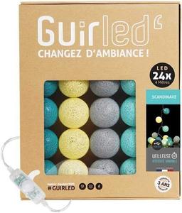 Guirlande boule lumineuse LED USB 24 boules 4m - Scandinave