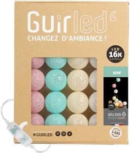 Guirlande boule lumineuse LED USB 16 boules 3,2m - Bébé