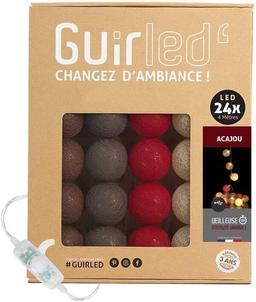 Guirlande boule lumineuse LED USB 24 boules 4m - Acajou