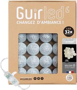 Guirlande boule lumineuse LED USB 32 boules 4,8m - Diamant