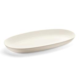 Plat de service Tierra 41 cm blanc lait