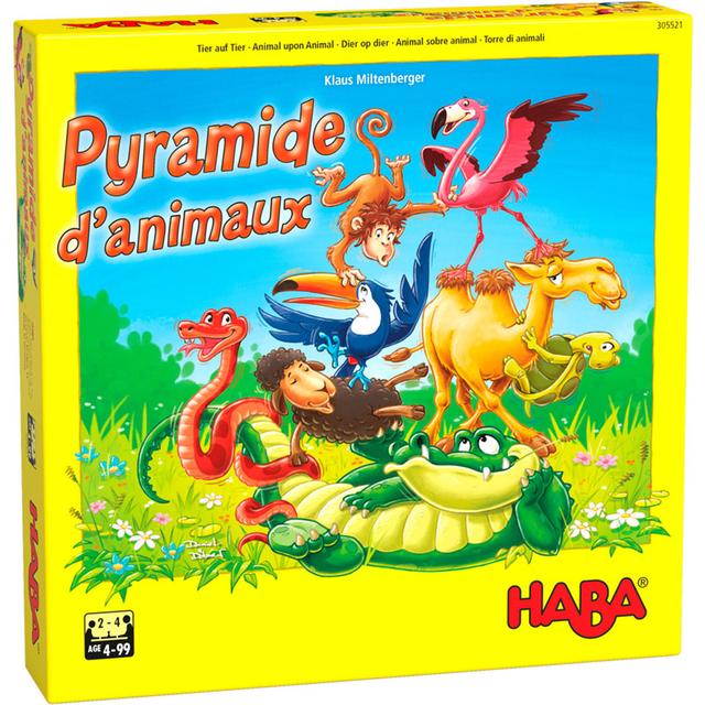 Pyramide danimaux - Jeu dempilement et déquilibre - HABA