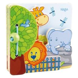 Livre de bébé HABA® Les amis du zoo - Livre en bois