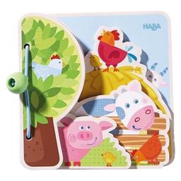 Livre bébé en bois 'Amis de la Ferme HABA® - Jouets Haba