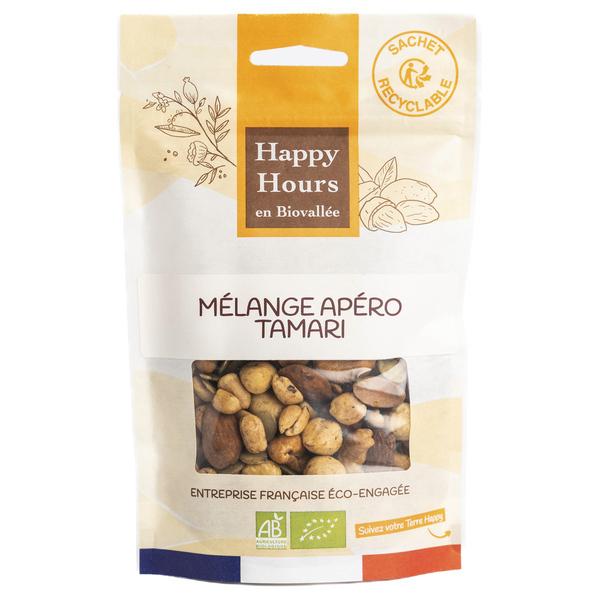 Mélange apéro fruits à coque et graines tamari 115g